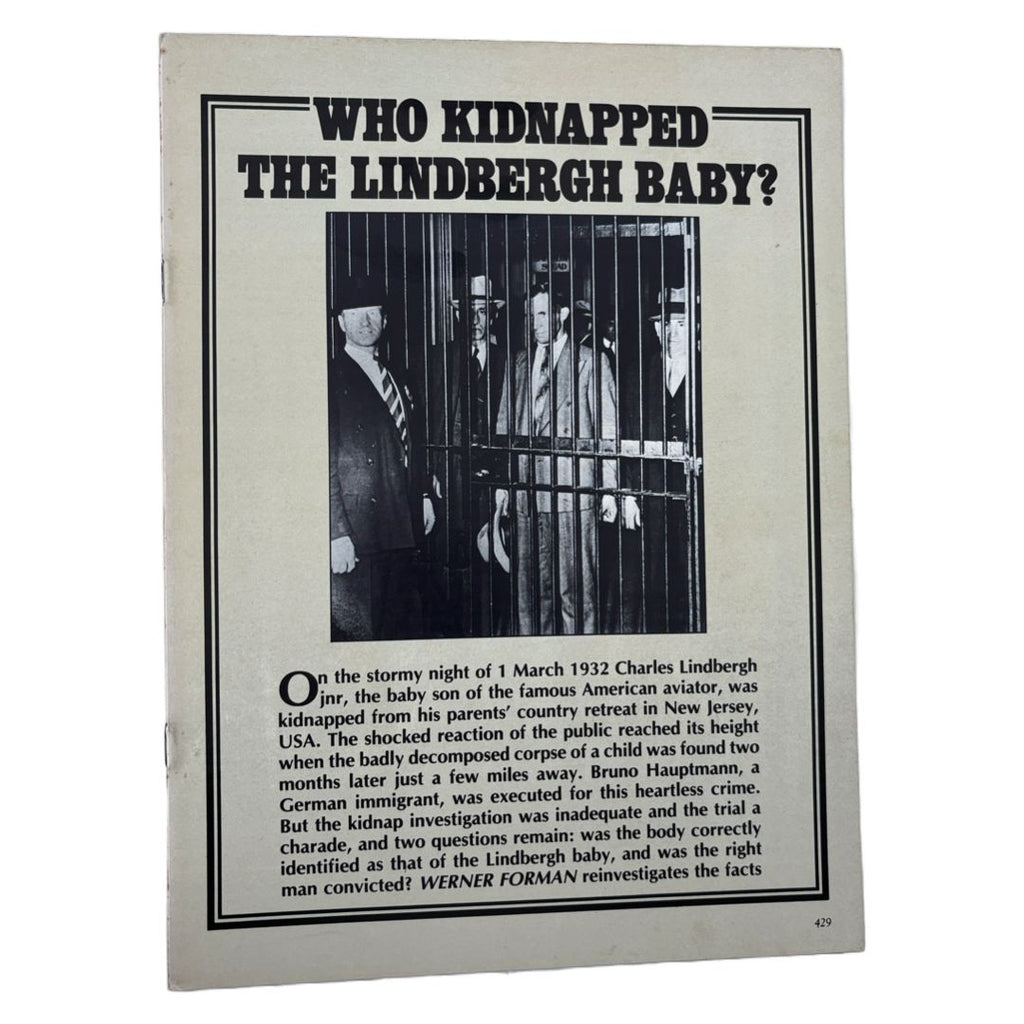 Who Kidnapped The Lindbergh Baby ?