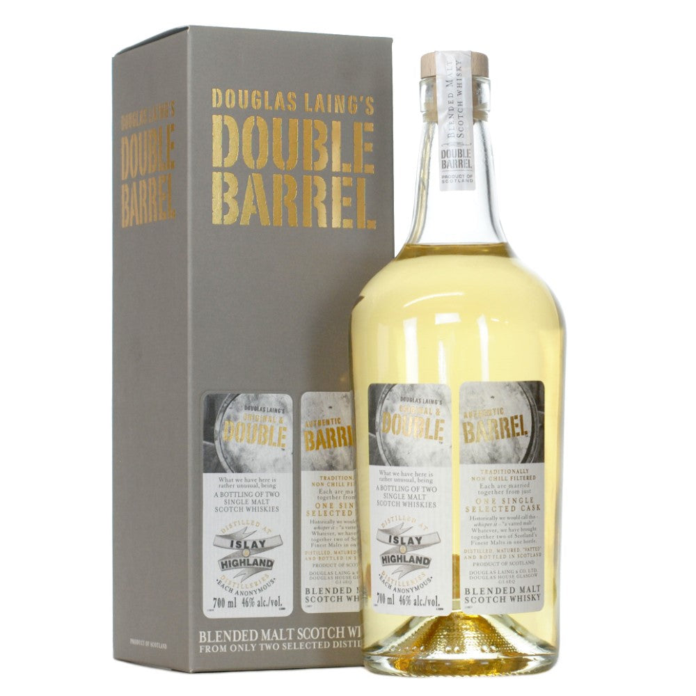 Douglas Laing's Double Barrel Islay & Highland 70cl – ALS Malta