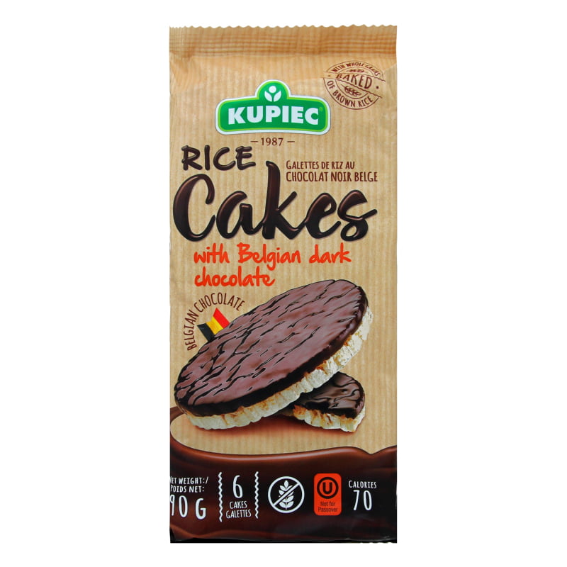 Kupiec Rice Cakes Dark Chocolate, 90g