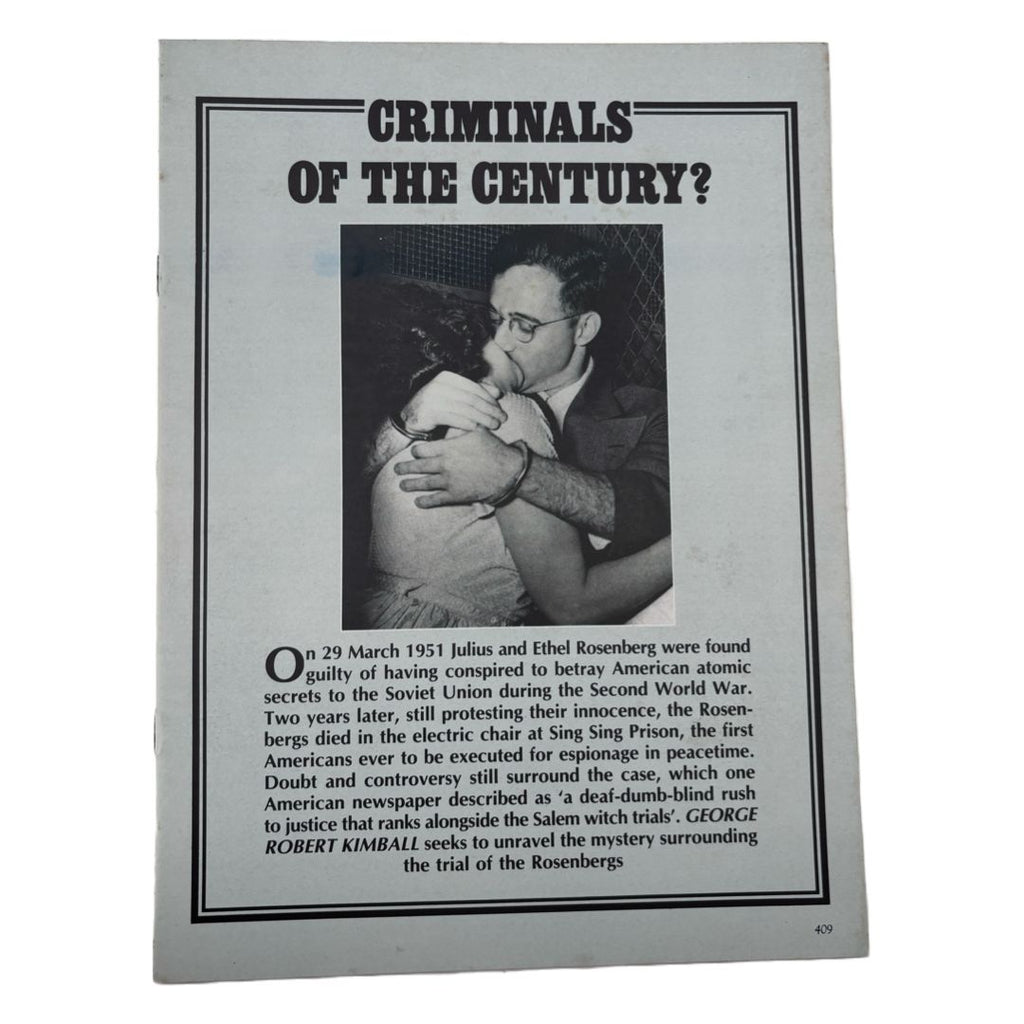 Criminals Of The Century ?