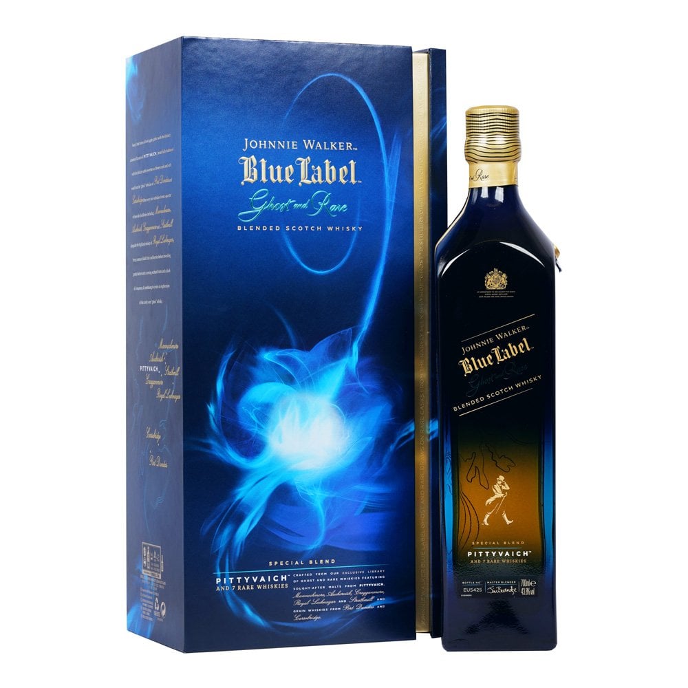 JOHNNIE WALKER BLUE LABEL GHOST & RARE Pittyvaich Edition – ALS