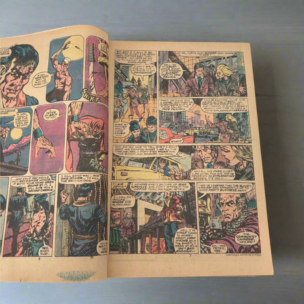 THE HANDS OF SHANG-CHI MASTER OF KUNG FU #63 1974