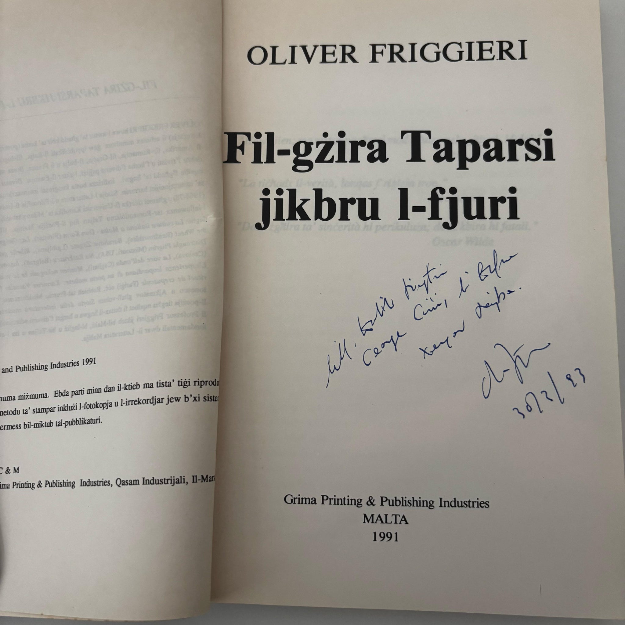 FIl-Gzira Taparsi Jikbru Il-Fjuri
