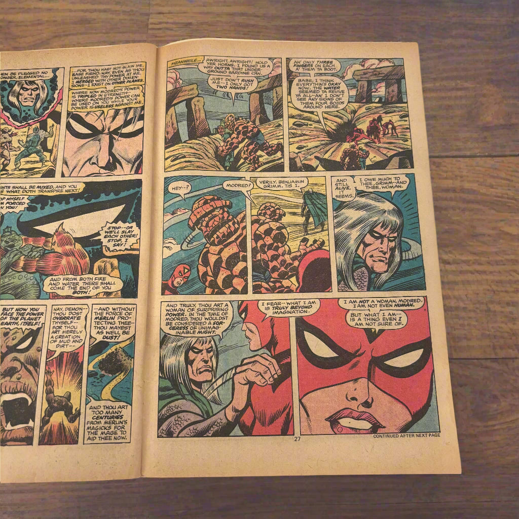 Marvel Two-In-One # 33 The Thing & Modred The Mystic Nov 1977
