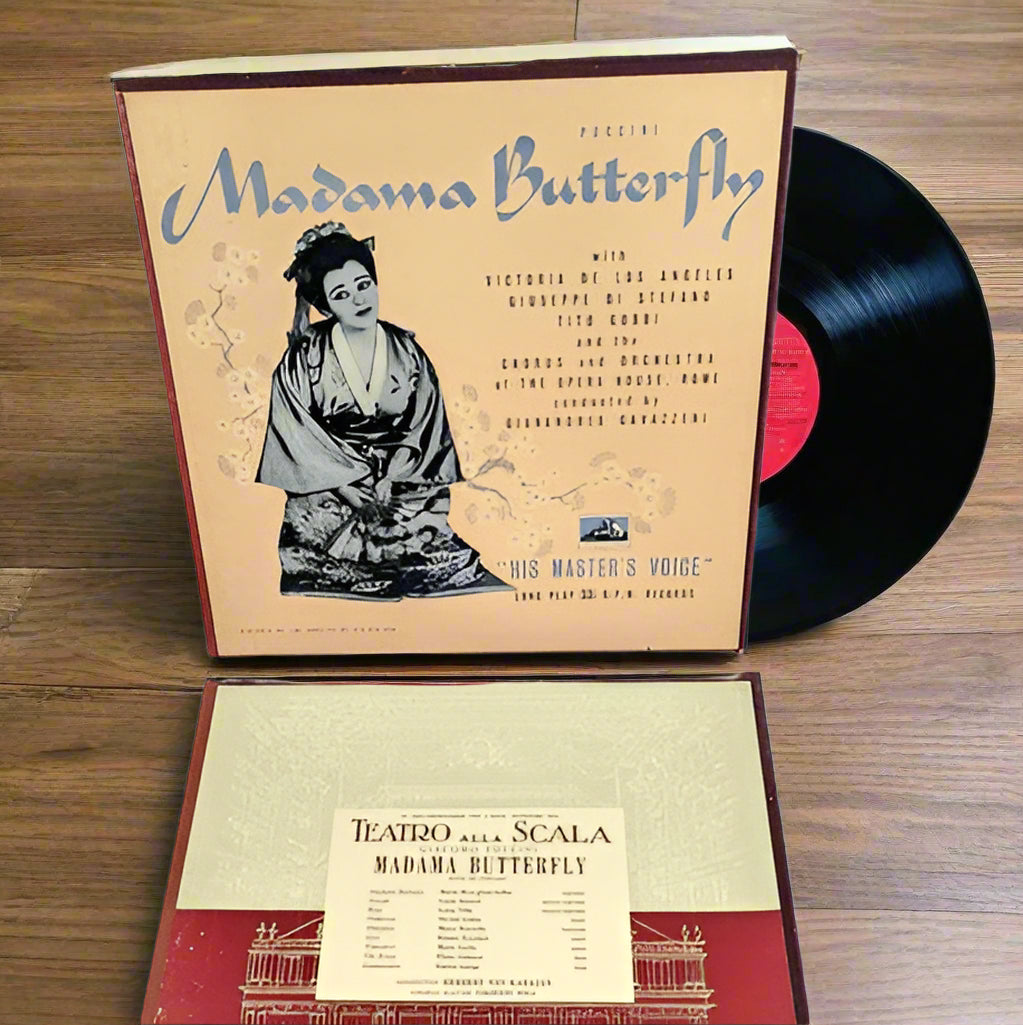Two Puccini Madama Butterfly LP Box Sets – Vinyl