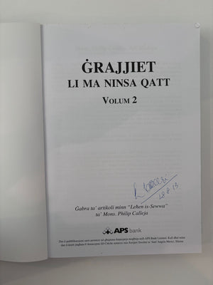 Grajjiet Li Ma Ninsa Qatt Vol.2