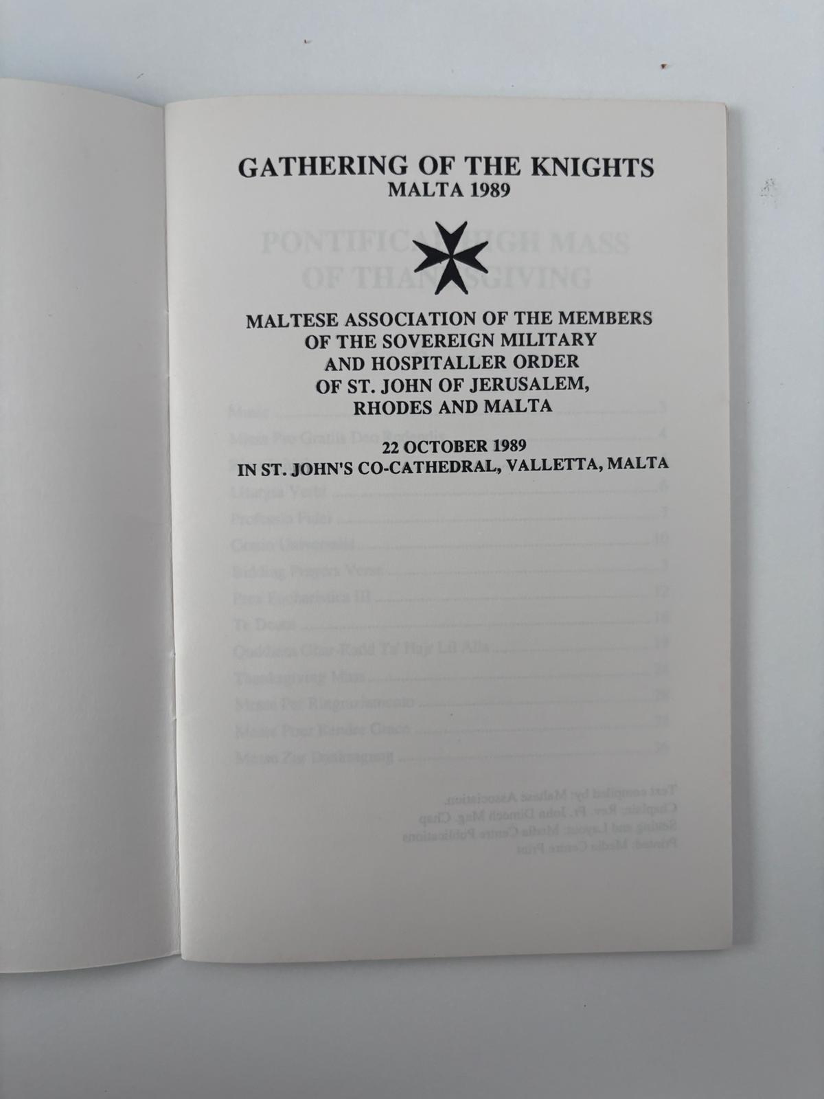 Gathering Of The Knights Malta 1989