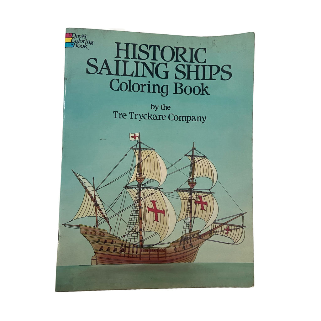 Historic Sailing Ships Coloring Book