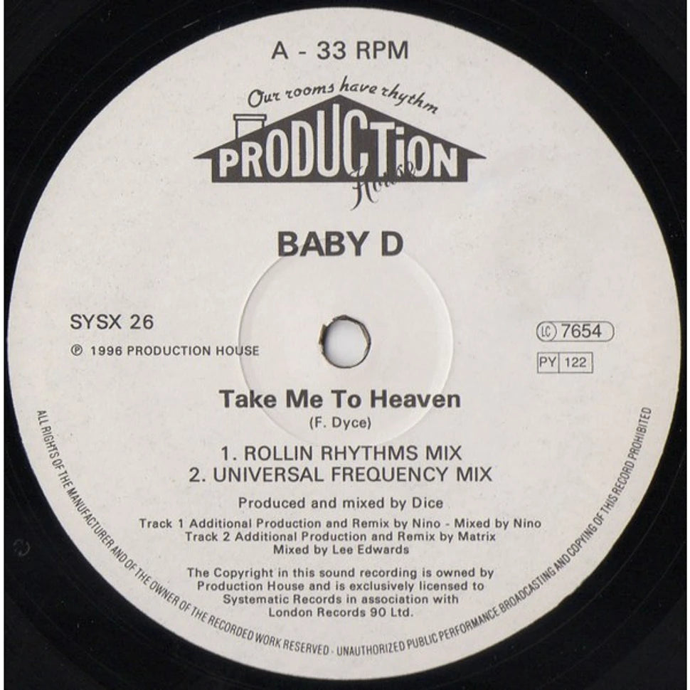 The Centurions – Burn/Baby D Take Me To Heaven - Vinyl