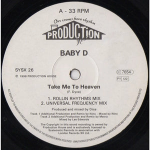 The Centurions – Burn/Baby D Take Me To Heaven - Vinyl
