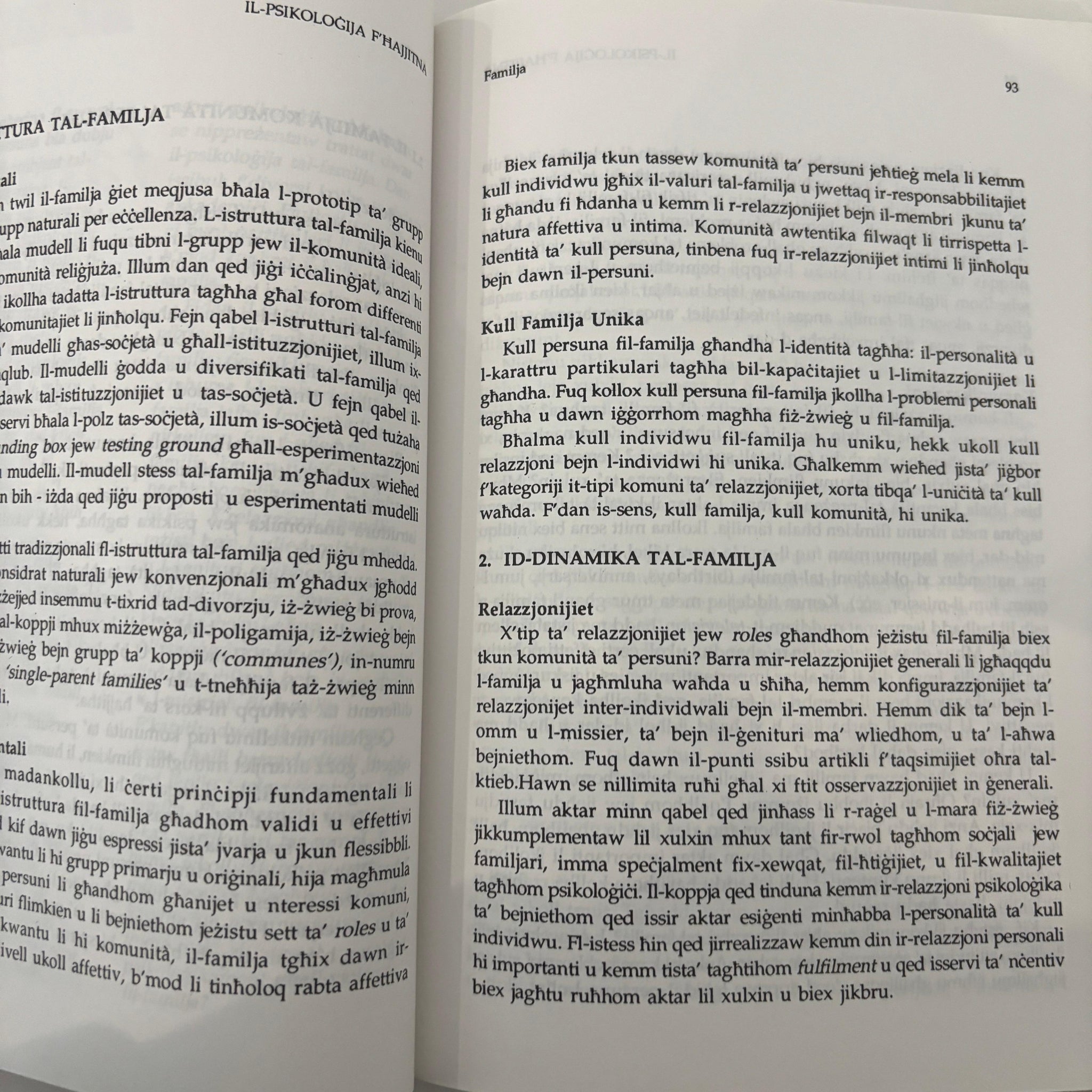 Il-Psikologija F'Hajjitna : Gabra Ta' Kitbiet