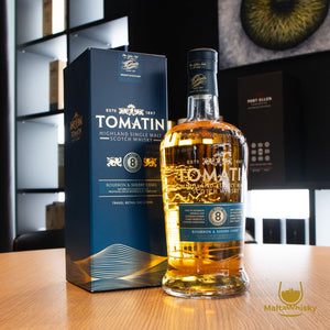 Tomatin 8 Year Old Bourbon & Sherry Casks Whisky 1Ltr