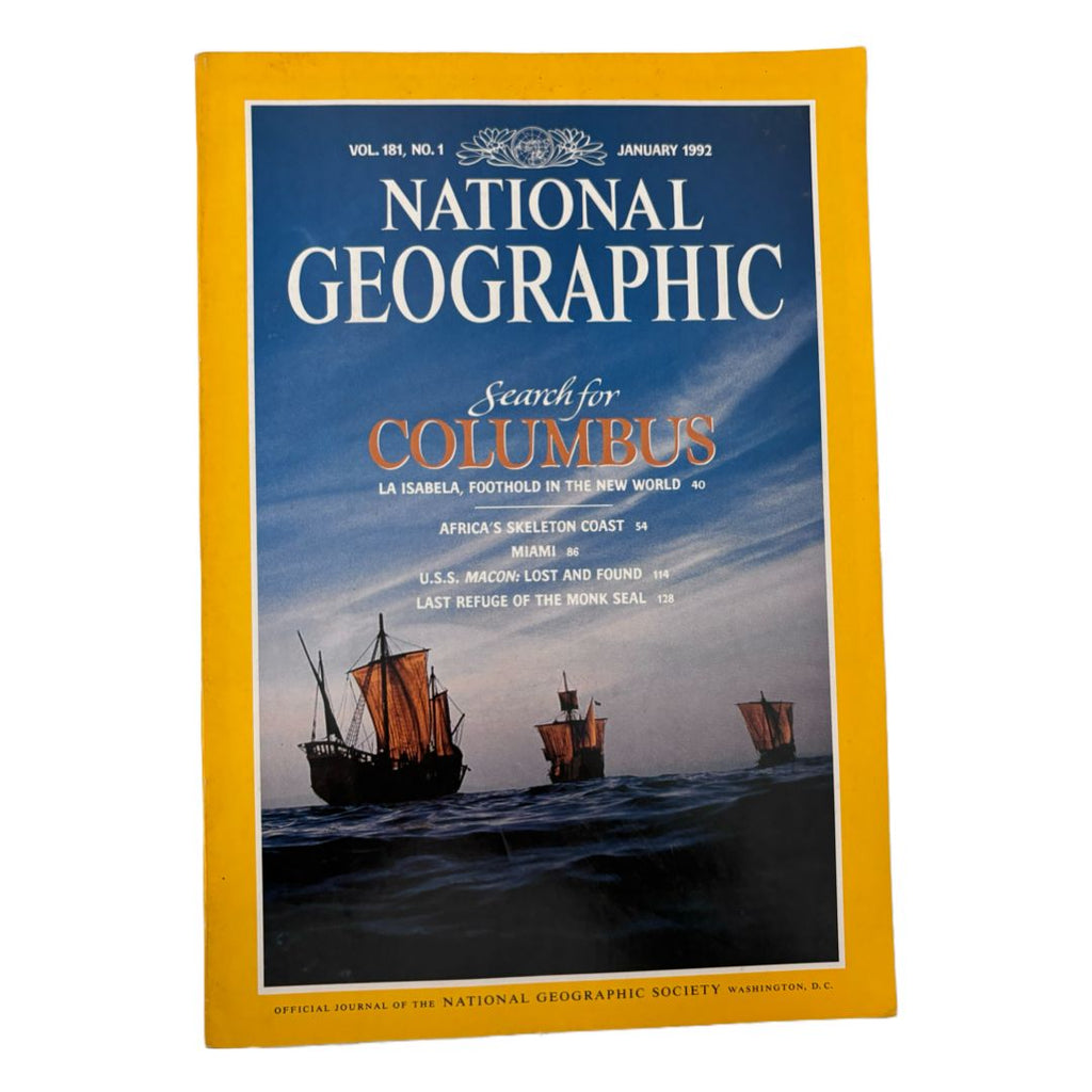 National Geographic January 1992