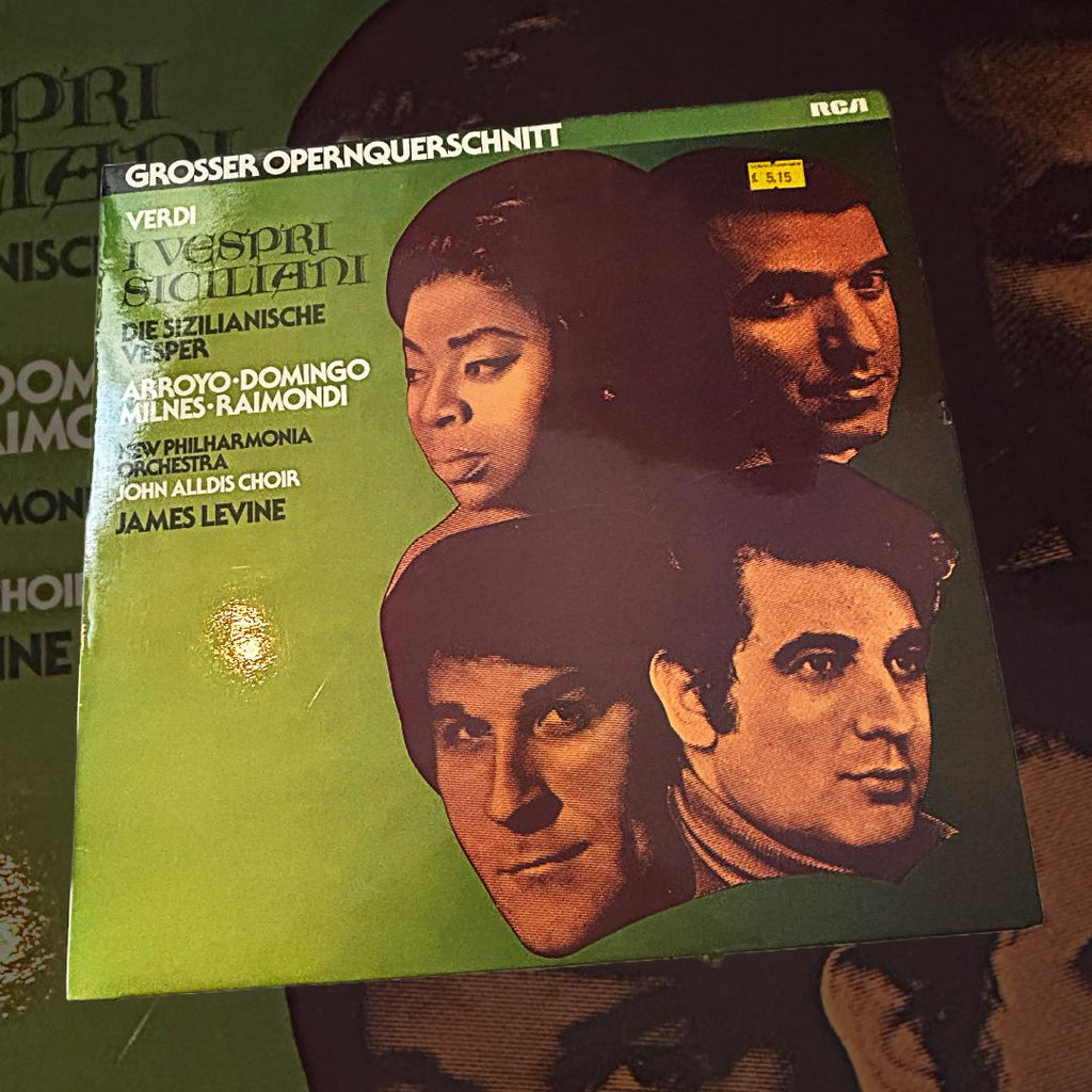 Verdi I Vespri Siciliani Domingo Arroyo Milnes Levine - Vinyl