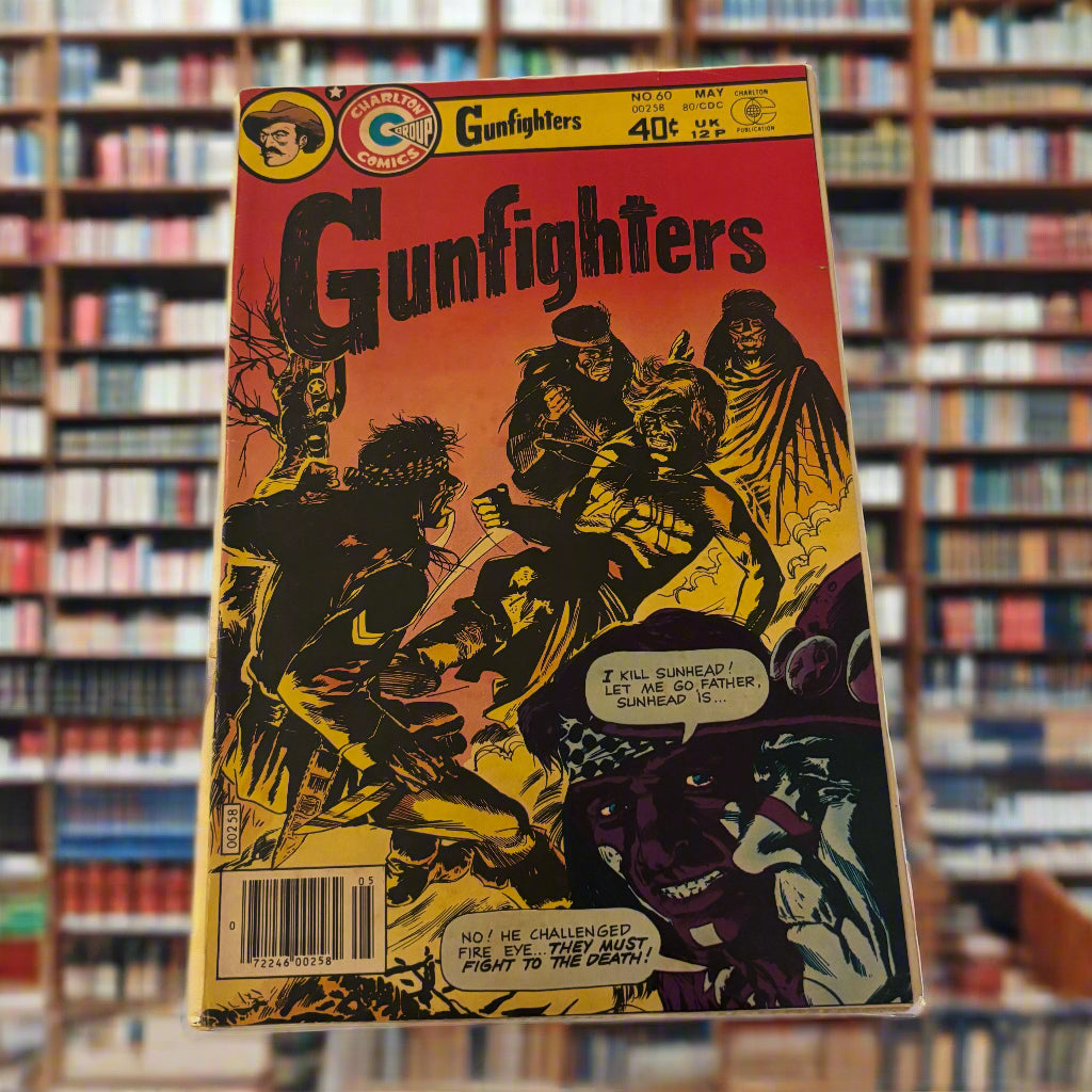 Vintage 1980 May, Charlton Comic Book, Gunfighters Vol. 6 #60
