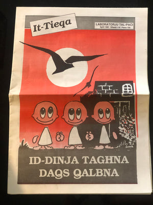 It-Tieqa (April 1991, Ghadd 116, Press 10c)