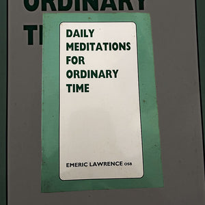 Daily Meditations For Ordinary Time