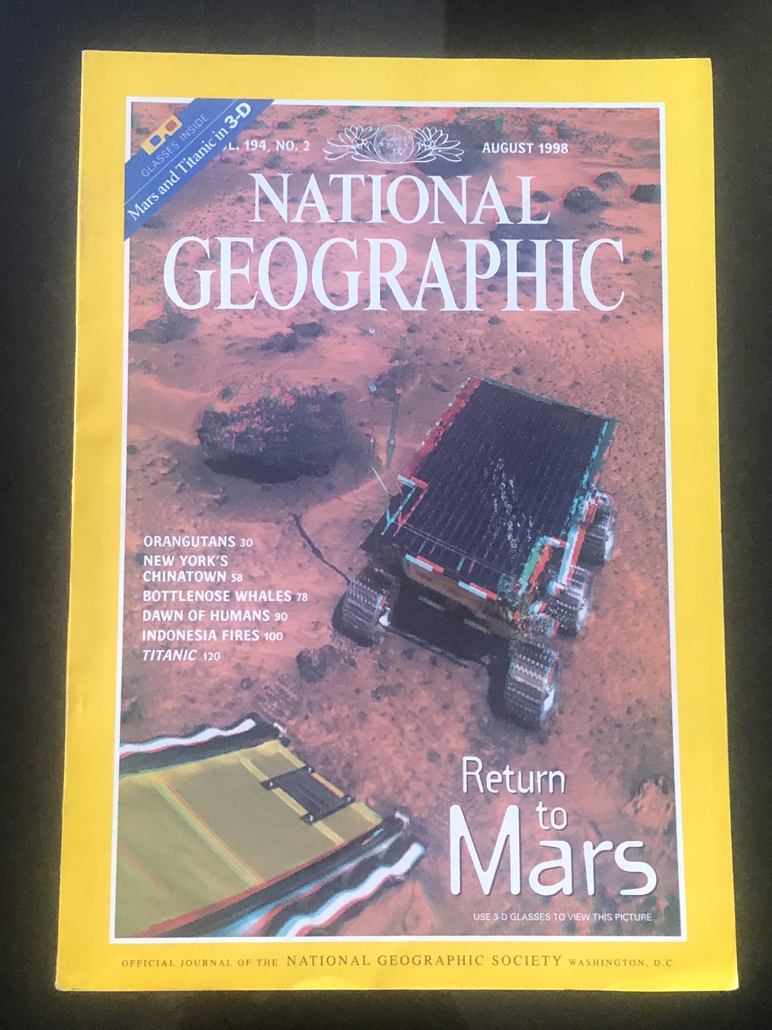 National Geographic August 1998