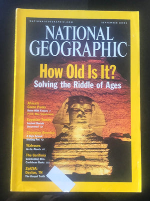 National Geographic September 2001