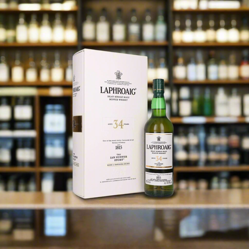 Laphroaig The Ian Hunter Story Book 5 34 Year Old