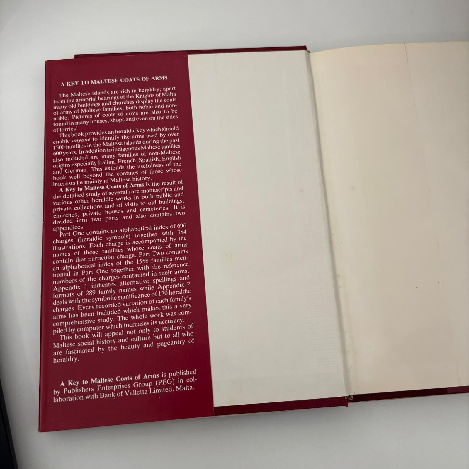 A Key To Maltese Coats Of Arms