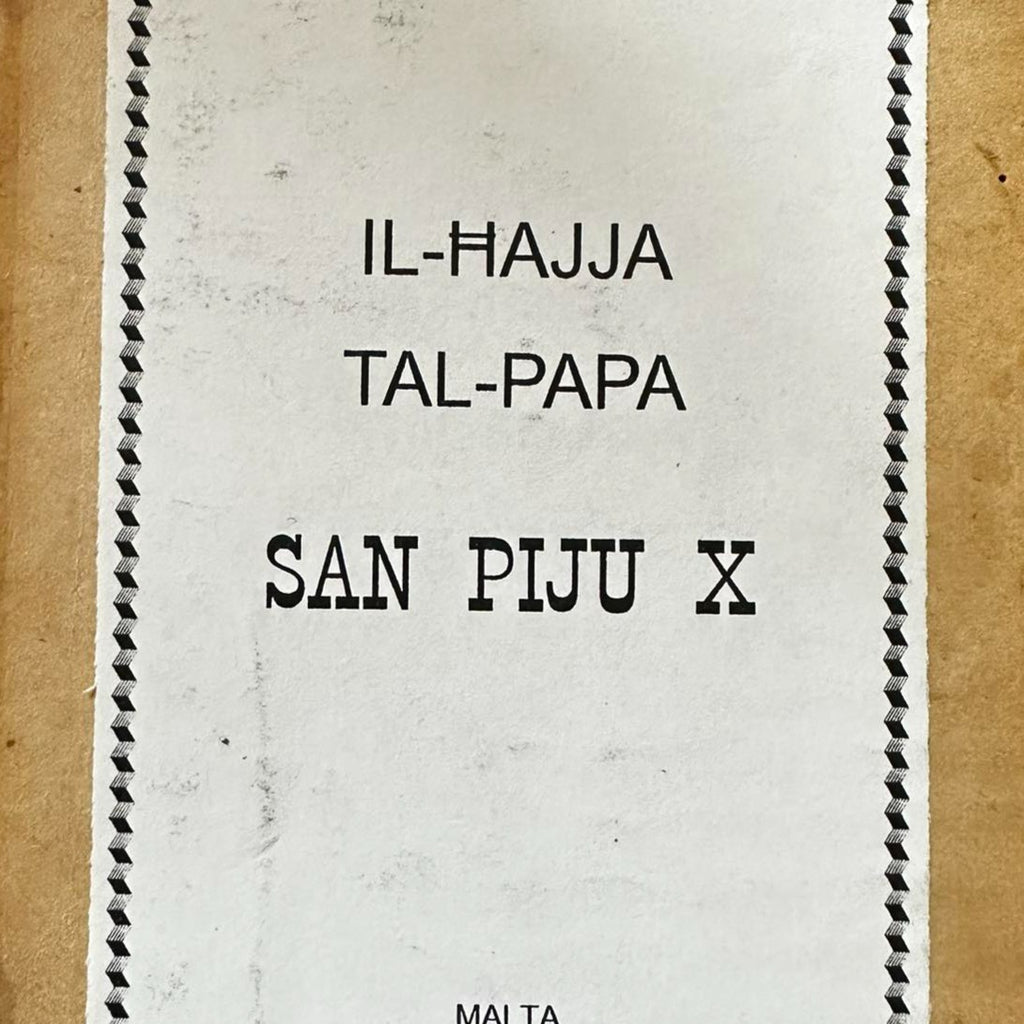 Il-Hajja Tal-Papa San Piju X