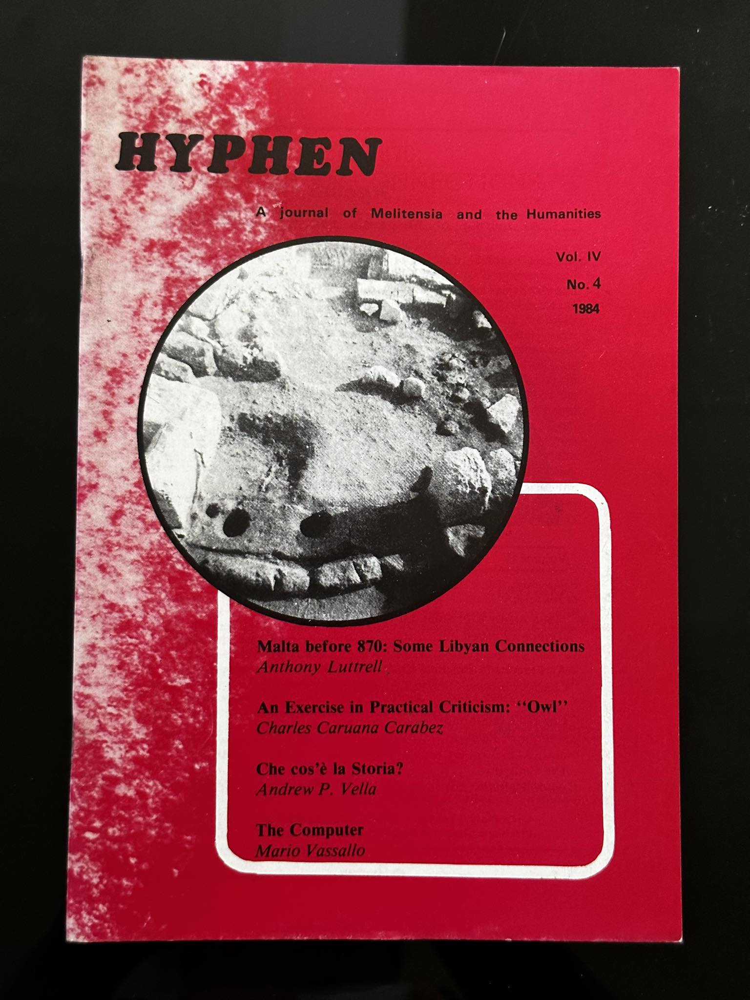 Hyphen Vol. V,   No.4.