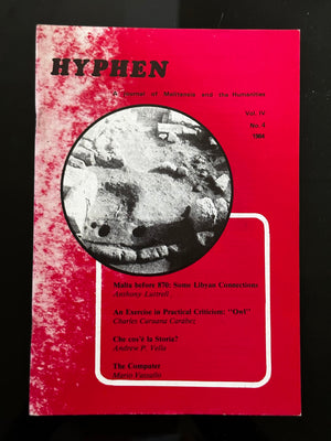 Hyphen Vol. V,   No.4.