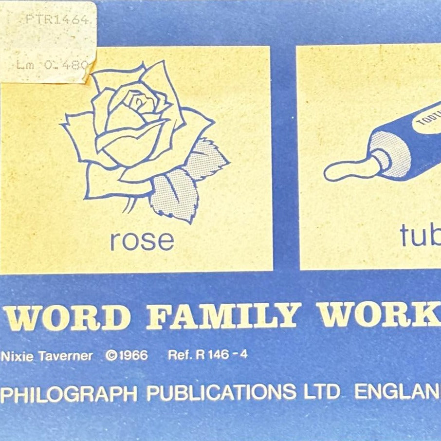 Word Family Work Book 1