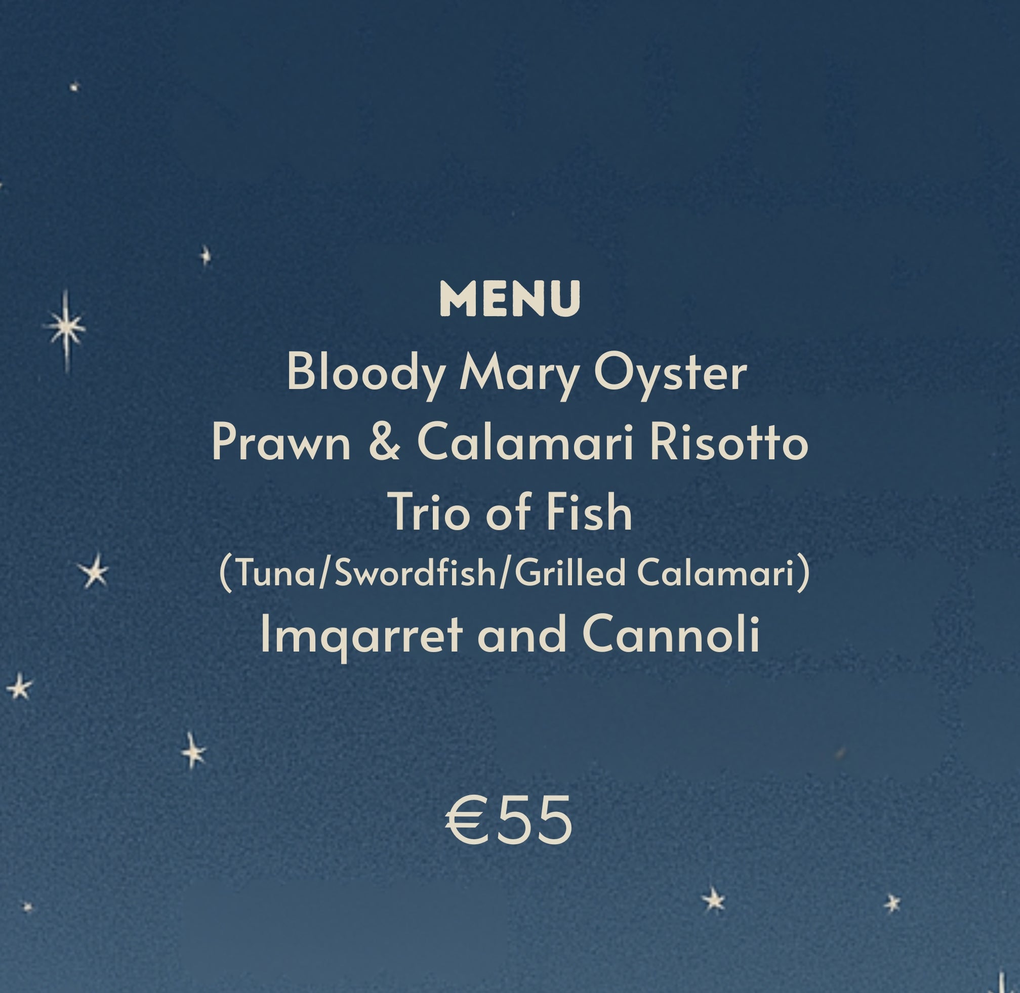 Under the shooting stars - Fish & Wine Pairing in aid of ALS Malta