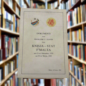 Dokumenti Dwar Problemi U Tilwim Bejn Knisja - Stat F`Malta
