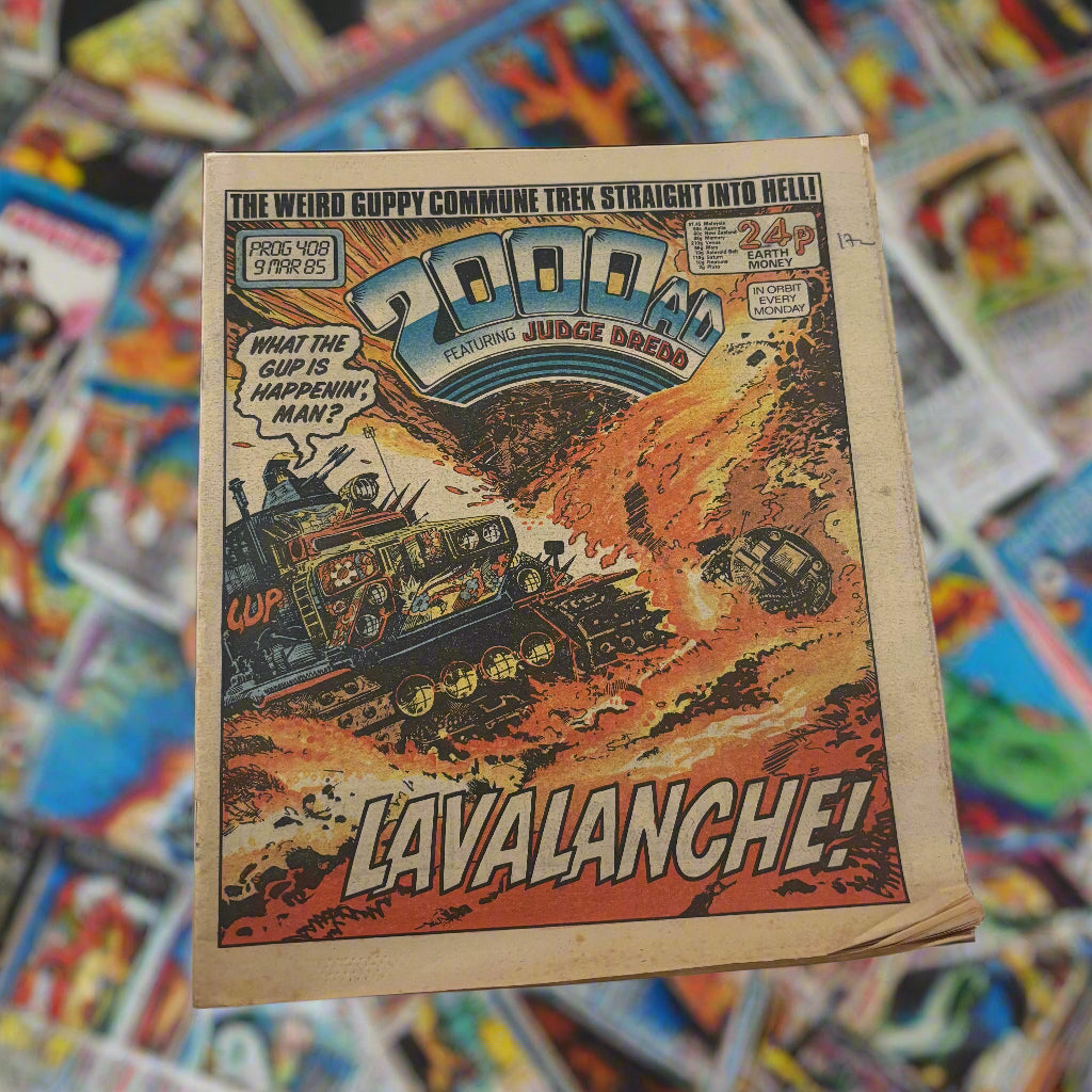 2000 AD Comic Prog #408 (Judge Dredd) 9th March 1985