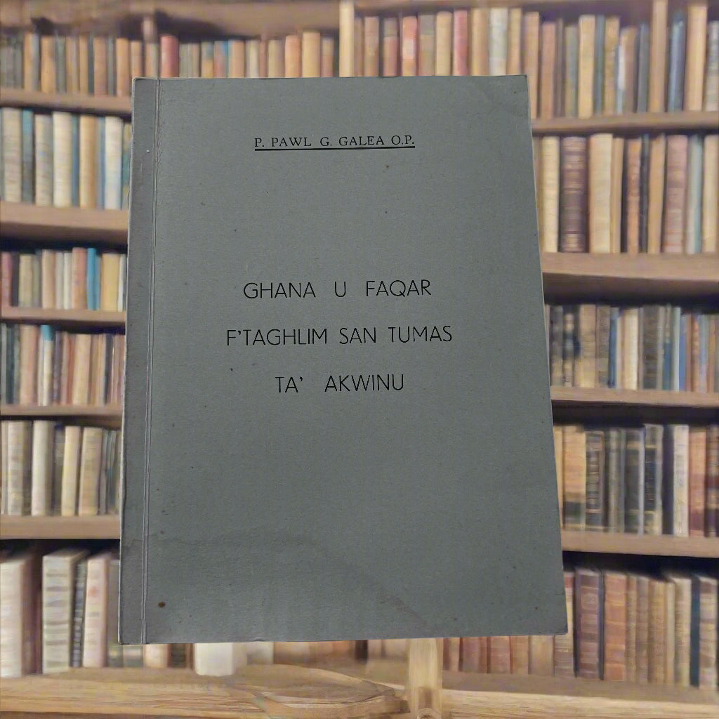 Ghana U Faqar F`Taghlim San Tumas Ta` Akwinu