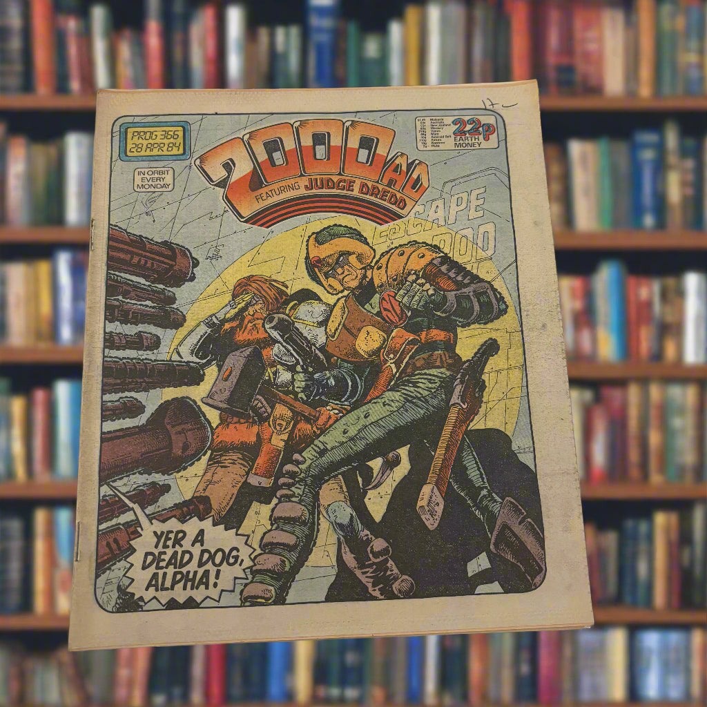 2000 AD Comic Prog #366 (Judge Dredd, Alan Moore) 28th April 1984