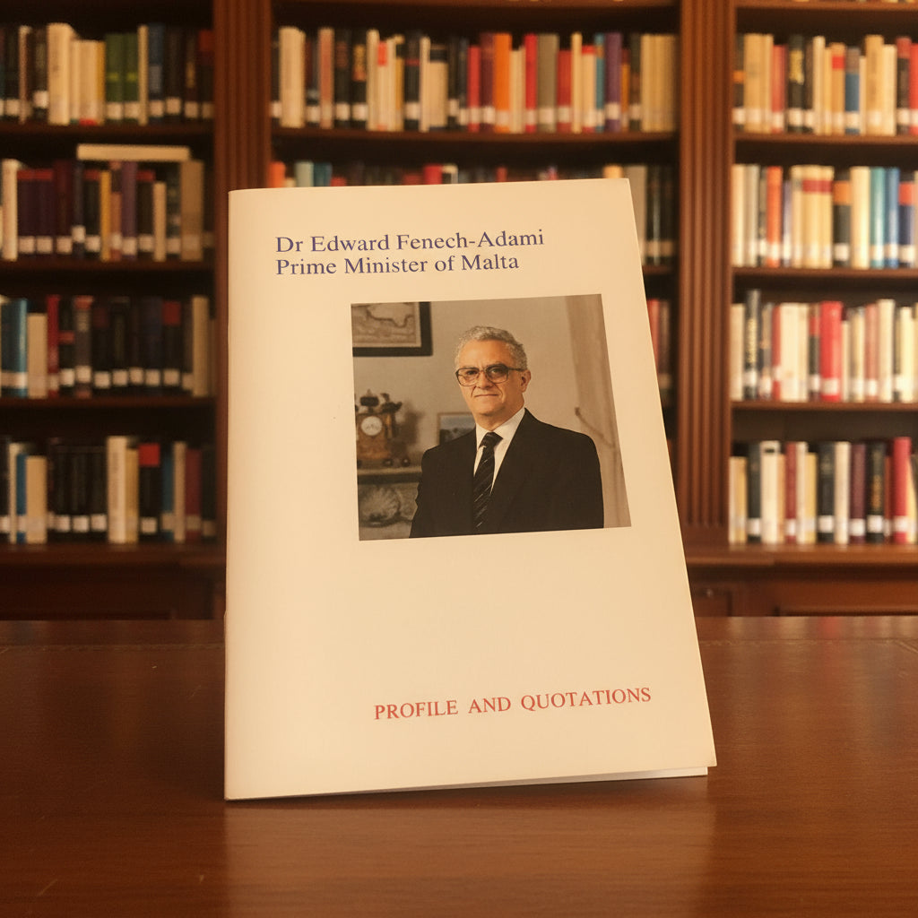 Dr Edward Fenech - Adami Prime Minister Of Malta