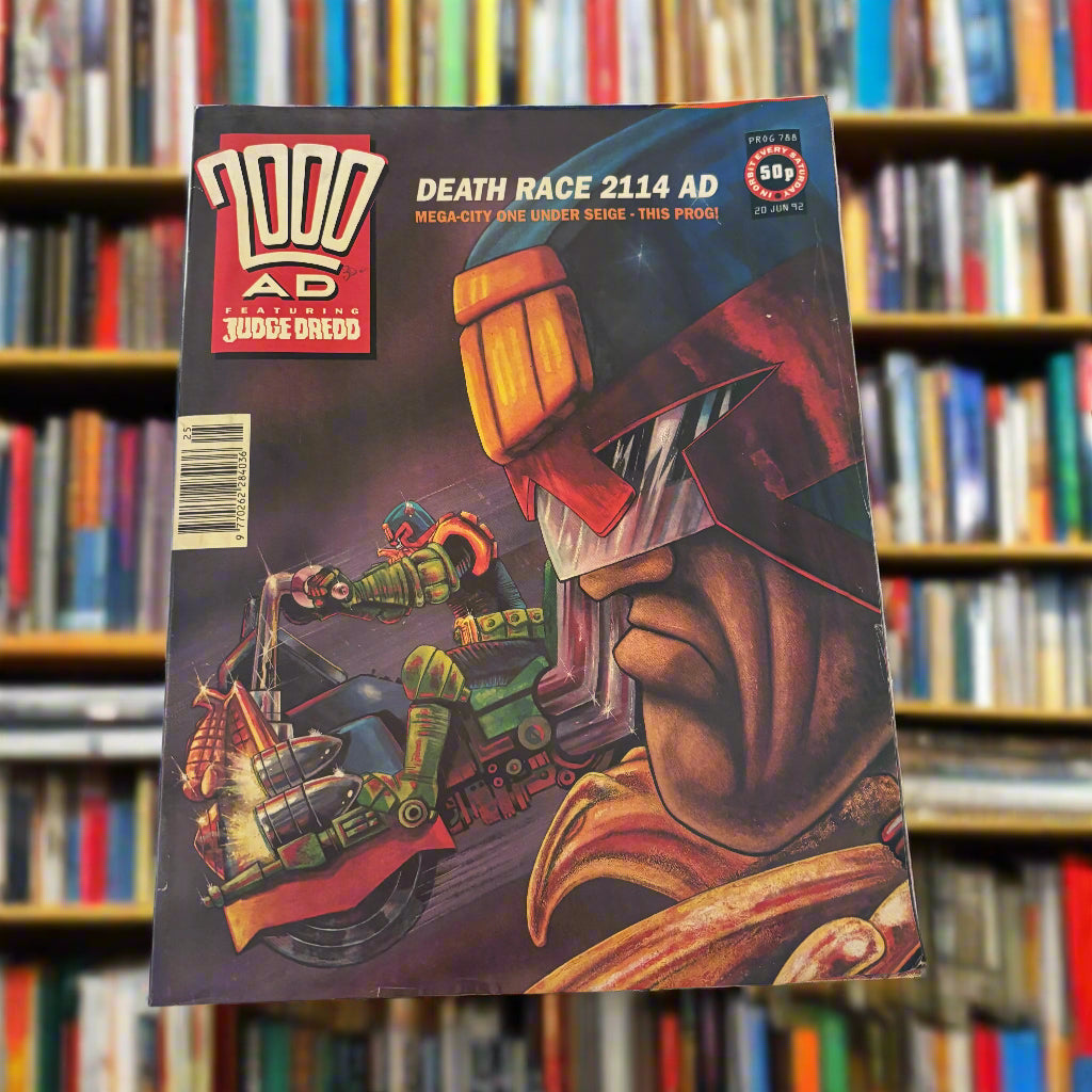 2000 AD Prog 786 Judge Dredd Comic - Death Race 2114 AD - 20 June 1992