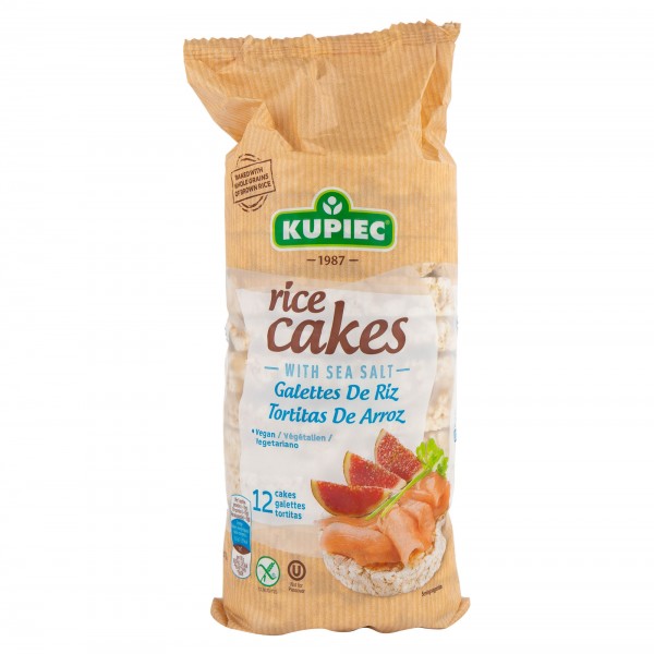 Kupiec Rice Cakes Sea Salt, 120g