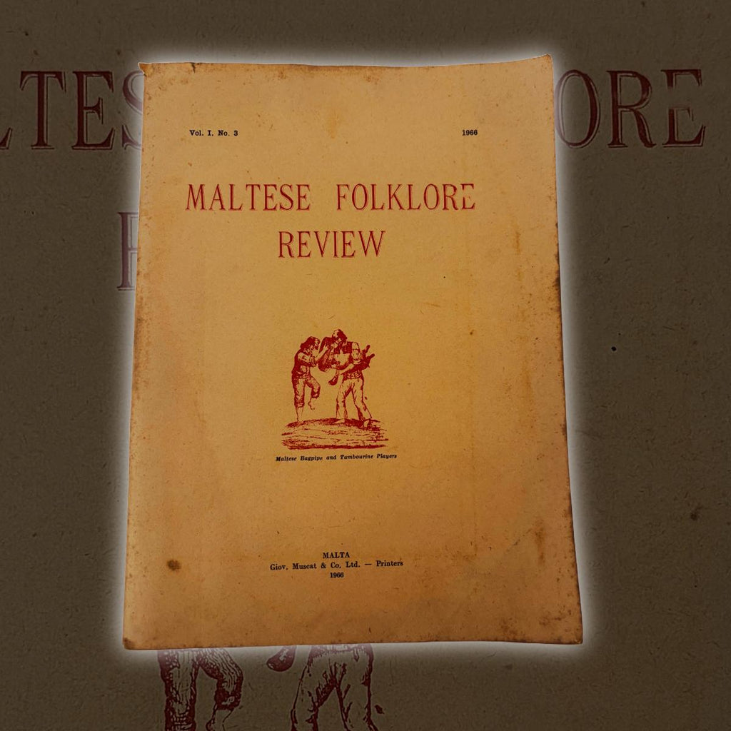 Maltese Folklore Review Vol.I No.3