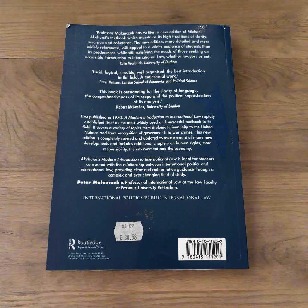 Modern Introduction To International Law