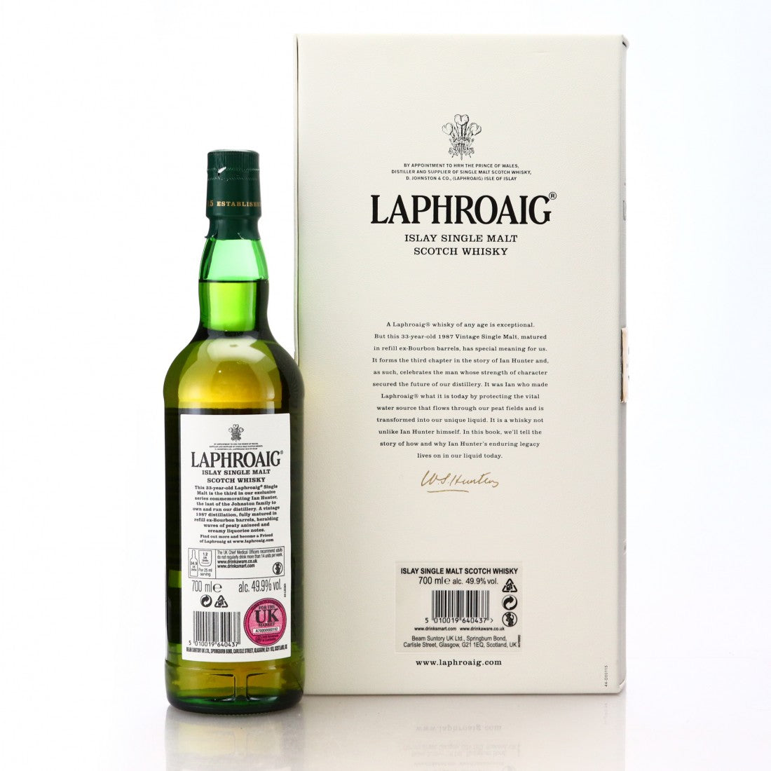 Laphroaig The Ian Hunter Story Book 3 33 Year Old