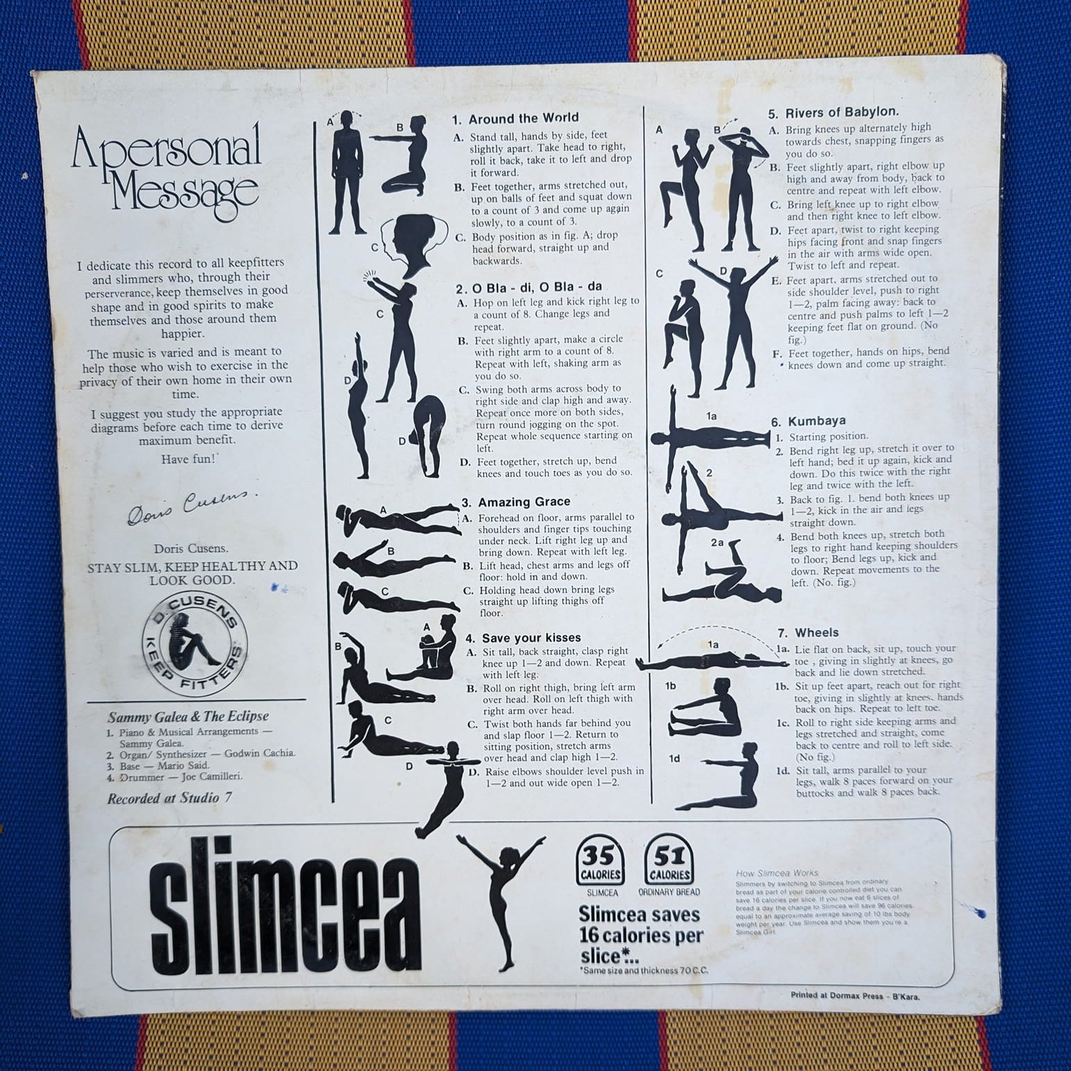 Keep Fit and Slim with Doris Cusens – Vinyl