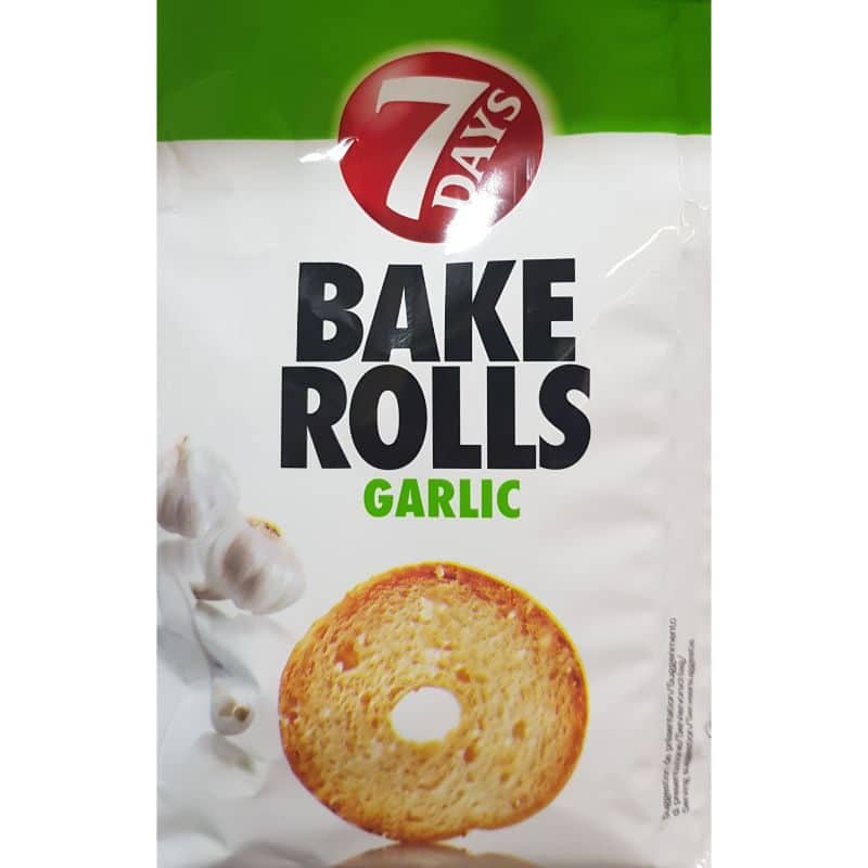 Bake Rolls Garlic 80g