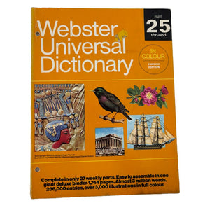 Webster Universal Dictionary 25