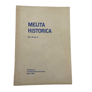 Melita Historica Vol XI no.4