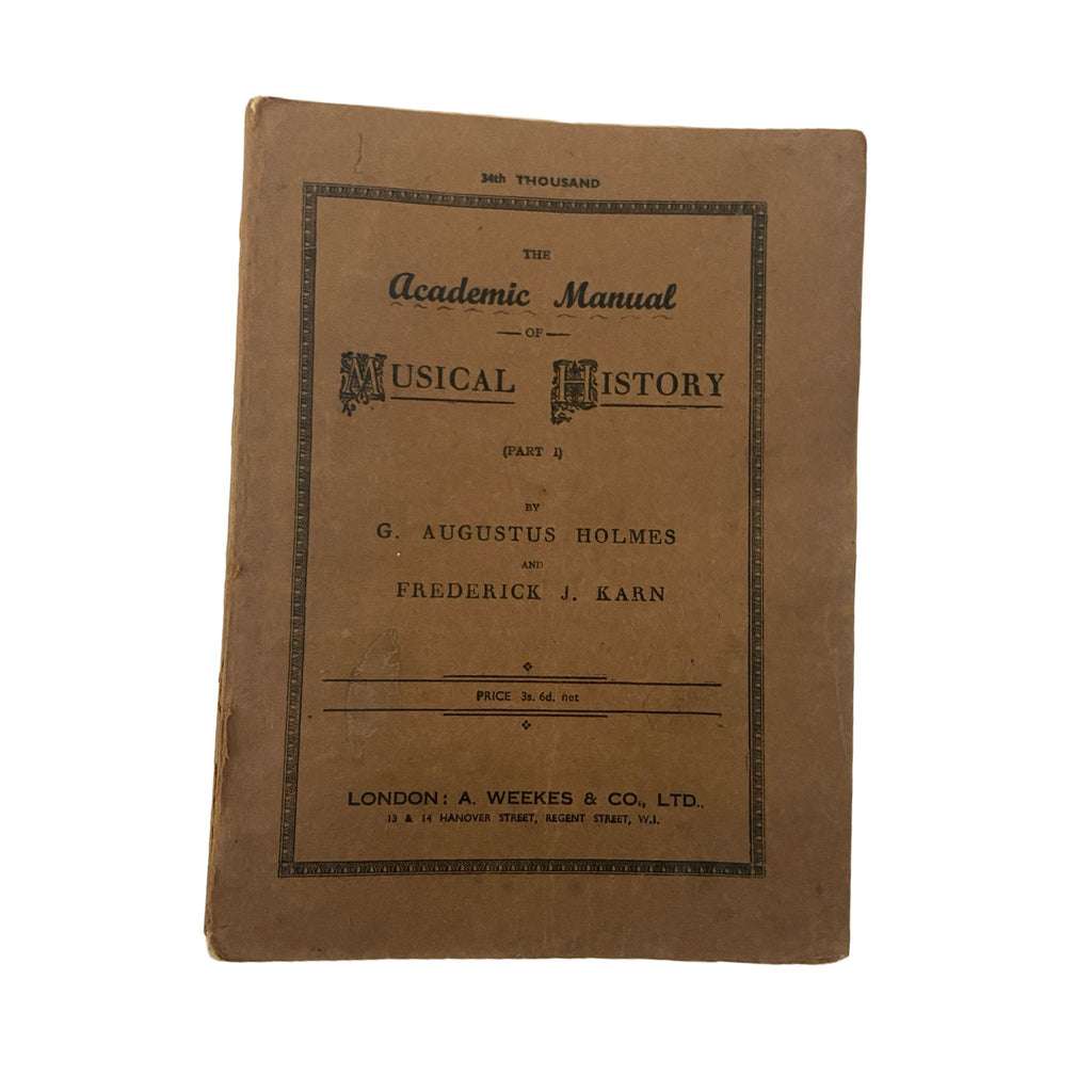 Musical History Part 1