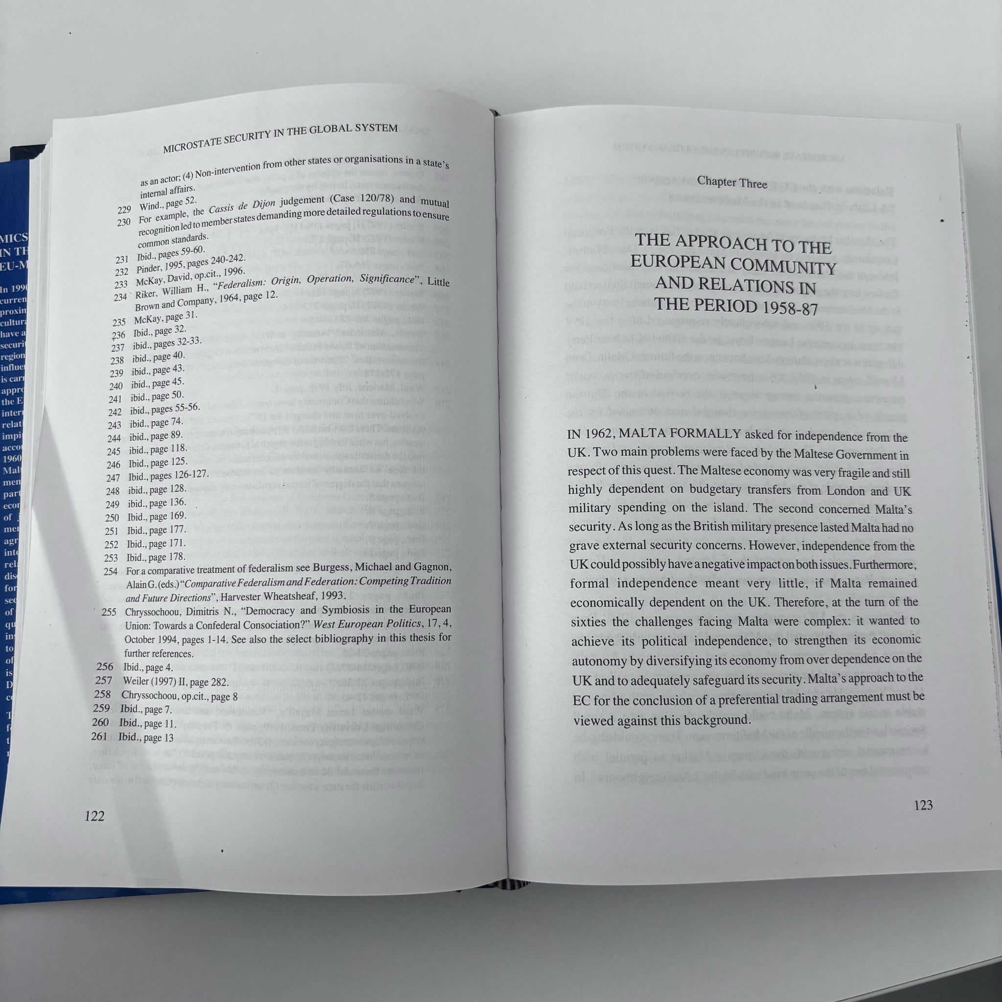 Microstate Security In The Global System Eu-Malta Relations