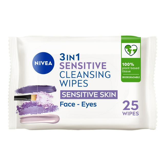 Nivea Sensitive Cleansing Wipes 3in1 x25