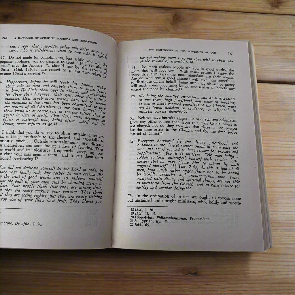 A Handbook Of Spiritual Sources And Quotations