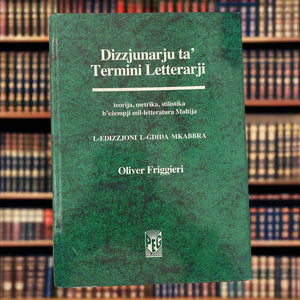 Dizzjunarju Ta` Termini Letterarji
