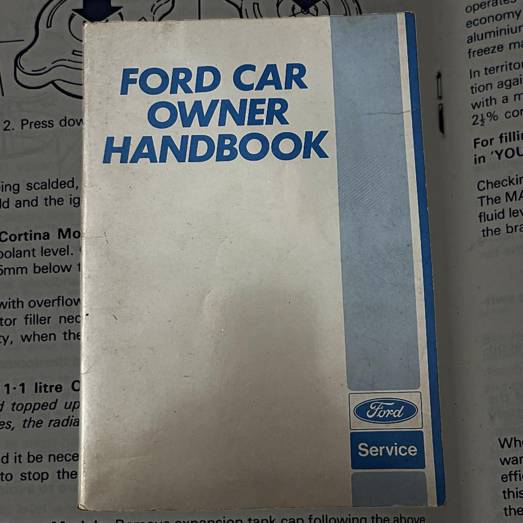 Ford Car Owner Handbook